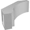 Ekena Millwork 3-in. W x 8-in. D x 8-in. H Imperial Architectural Grade PVC Knee Brace BRCP03X08X08IMP - alternate 5
